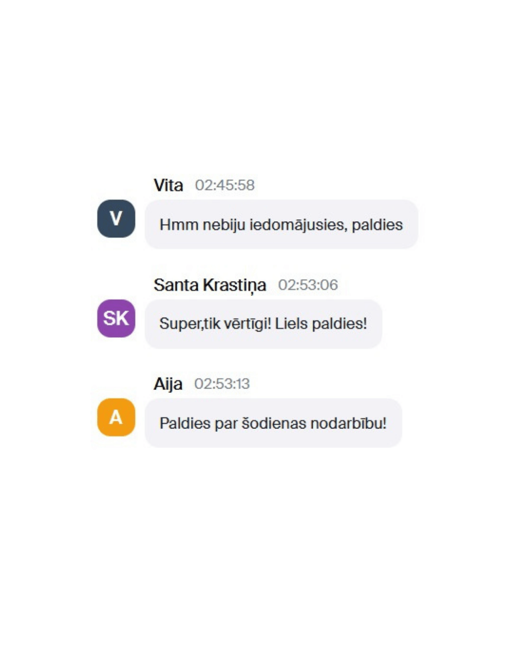 Atsauksme no vecāka